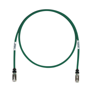 patch cord cat6a, blindado s/ftp, cm/ls0h, 25ft, color verde