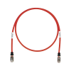 patch cord cat6a, blindado s/ftp, cm/ls0h, 25ft, color rojo