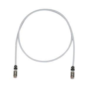 patch cord cat6a, blindado s/ftp, cm/ls0h, 5ft, color gris