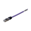 patch cord cat6a, blindado s/ftp, cm/ls0h, 5ft, color violeta