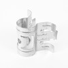 sujetador de presión para cable coaxial de 1/2". paquete de 10 piezas