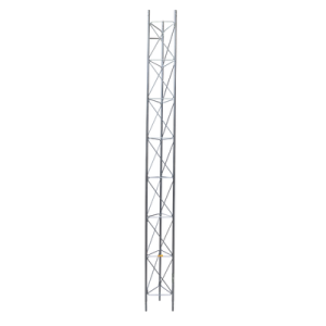 tramo de torre arriostrada de 3m x 30cm, galvanizado por electrólisis, hasta 30 m de elevación. zonas secas.