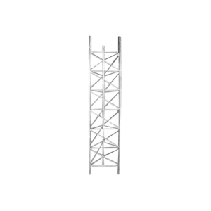 tramo de torre de 3 m x 60 cm de ancho (tubo 1 1/4" ced. 40), galvanizado por inmersión en caliente, hasta 99 m de elevación.