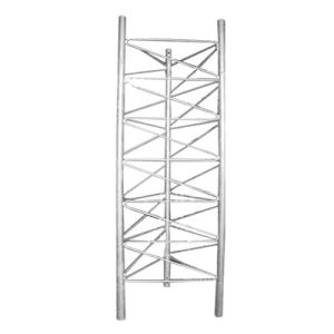 tramo de torre arriostrada de 3 m x 90 cm de cara para zonas húmedas. hasta 120 metros de elevación.