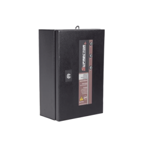 supresor de pico clase b con voltaje de operación 127/220 vca, 2 fases, 60 ka y protección l l