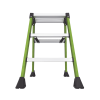 escalera plegable 2 peldaños de fibra de vidrio / tamaño 66 cm ( 2' 2").
