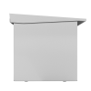 gabinete para resguardo de baterías (hasta dos baterías pl110d12). lámina galvanizada.