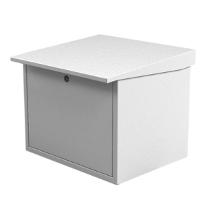gabinete para resguardo de baterías (hasta dos baterías pl110d12). lámina galvanizada.