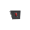 panel frontal de 1 interruptor