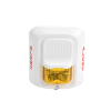 lámpara estroboscópica color blanco, para notificación de alerta, montaje en pared, lente estroboscópico color Ámbar, candelas seleccionables