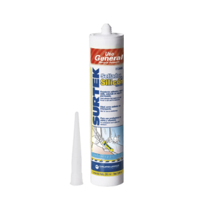 silicón sellador transparente de uso general (280 ml).