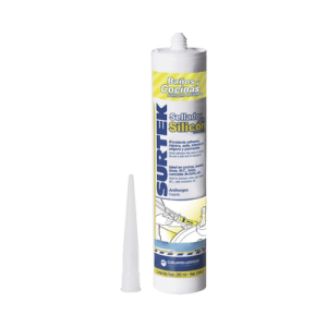 silicón para baños y cocinas /color blanco / contenido 280 ml.