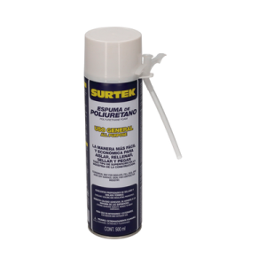 espuma de poliuretano / capacidad 500 ml.