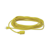 extensión eléctrica de uso rudo 6 metros / 127 v ca 10 a máximo / color amarillo.