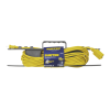 extensión eléctrica de uso rudo 6 metros / 127 v ca 10 a máximo / color amarillo.