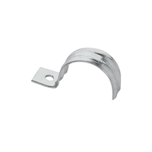 abrazadera para tubo tipo uña 1 1/4" bolsa con 5 piezas