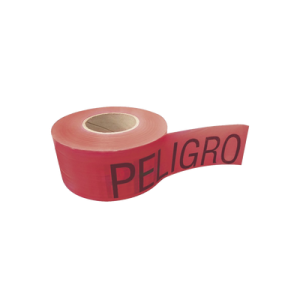 cinta para barricada "peligro" de 100 m y ancho de 3".