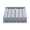 descontinuado duplexer syscom para 470 490 mhz, 6 cavidades, con bnc hembras.