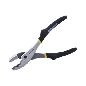 pinza para mecánico de 8" con mango de vinil.