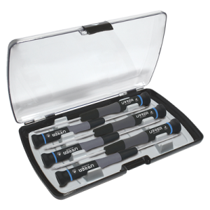juego de 6 destornilladores esd torx en caja plástica de precisión