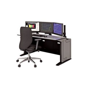 estación de monitoreo ergonómica de 72" diseño modular