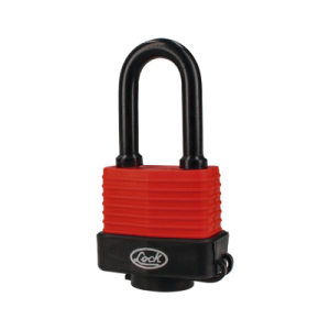 candado impermeable con llave estándar /arco largo de 46 mm/ nivel de seguridad 4 / línea comercial.