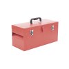 caja de herramientas metálica con soble cerradura de 51 x 21.5 x 24cm.