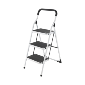 escalera plegable tipo taburete de acero de 1.13 m.