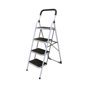 escalera plegable tipo taburete de acero de 1.37 m.