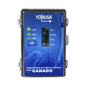 energizador para ganado 10,000volts 2joules/ 25,000 metros lineales de protección / cercas electrificadas