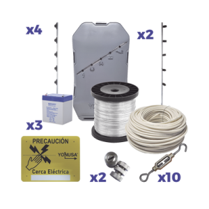 kit energizador para 25 metros de proteccion