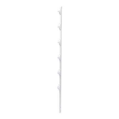poste con 6 aisladores de paso para cerca electrificada. tubo galva. de 1.4m, cal. 18 de 1" diam. + pintura blanca. poste con 6 aisladores de paso para cerca electrificada. tubo galva. de 1.4m, cal. 18 de 1" diam. + pintura blanca.