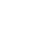 poste de esquina negro de 1.2m para cerca electrificada de tubo galvanizado cal. 18 de 1"diam. para 5 aisladores (no incluidos).