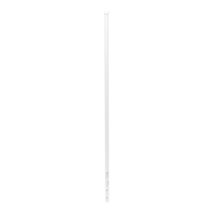 poste de esquina blanco de acero galv. de 1.2m para cerca electrificada cal. 18 de 1" diam. para 5 aisladores (no incluidos).