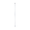 poste de esquina para cerca electrificada. tubo galva. de 1.4m, cal. 18 de 1" diam. (sin pintar). ideal para 6 aisladores
