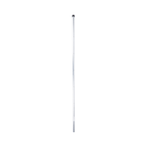 poste de esquina para cerca electrificada. tubo galva. de 1.4m, cal. 18 de 1" diam. (sin pintar). ideal para 6 aisladores