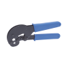 pinzas para plegar conectores coaxiales en cables tipo rg 6 y rg 11.
