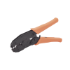 pinzas para plegar conectores en cables coaxiales rg 58/u, rg 59 o rg 8/x con cavidades de 0.068", 0.213" o 0.256".
