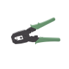 pinzas para plegar (ponchadoras) cables rj11, rj12, rj45 telefónicos y cables de red cat5e, cat6, cat6a y con cavidades para 4, 6 y 8 conductores.