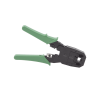 pinzas para plegar (ponchadoras) cables rj11, rj12, rj45 telefónicos y cables de red cat5e, cat6, cat6a y con cavidades para 4, 6 y 8 conductores.