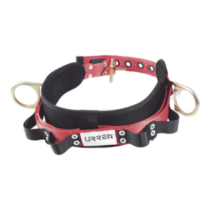 cinturón para liniero, talla 40, con bandas para porta herramientas y dos anillos tipo d.