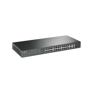 smart switch poe+ administrable capa 2, 24 puertos 10/100 mbps, 4 puertos 10/100/1000 mbps + 2 puertos sfp combo, 192 w
