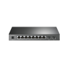switch poe jetstream administrable 8 puertos 10/100/1000 mbps + 2 puertos sfp, 8 puertos poe, 61w