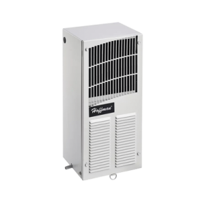 aire acondicionado compacto para exterior, uso en gabinetes de telecomunicaciones de grado industrial, frío t15, 800 btu, 115 vca, de acero, color gris