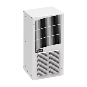 aire acondicionado compacto para exterior, uso en gabinetes de telecomunicaciones de grado industrial, frío/calor t20, 2000 btu, 115 vca, de acero, color gris