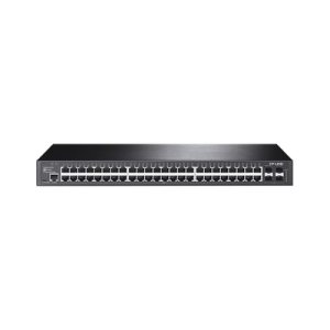 switch jetstream gigabit administrable capa 2, 48 puertos 10/100/1000 mbps + 4 puertos sfp