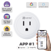 enchufe inteligente / wi fi / control a través de la aplicación móvil / conecte los dispositivos del hogar / permite personalizar horarios / soporta asistente de voz de google y alexa