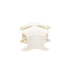 esquinero interior, para uso con canaleta t45, material pvc rígido, color blanco mate