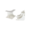 esquinero interior, para uso con canaleta t45, material pvc rígido, color blanco mate