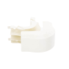 esquinero exterior, para uso con canaleta t45, material pvc rígido, color blanco mate